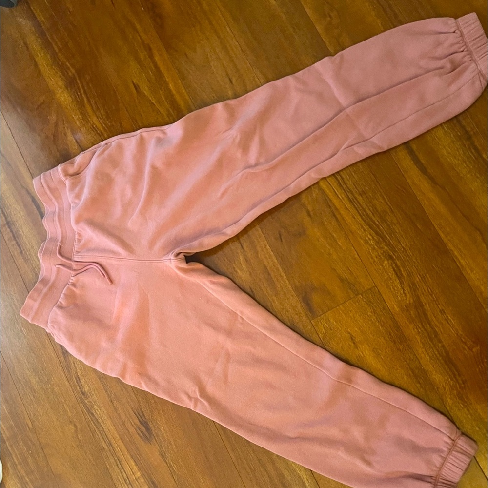 Warm pink sweatpants
